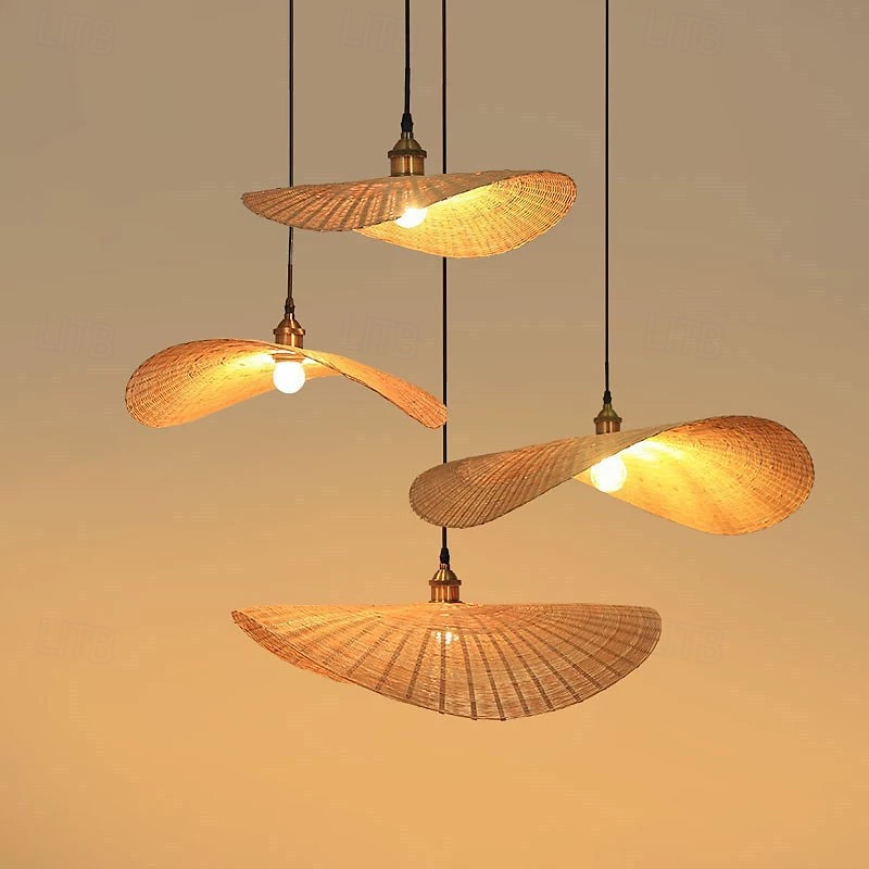 50 cm Design de Lanterne Suspendue Suspension Bambou Le style rétro Style Classique Mode ancien Traditionnel / Classique 110-120V 220-240V de 2025 ? $111.99 –P2