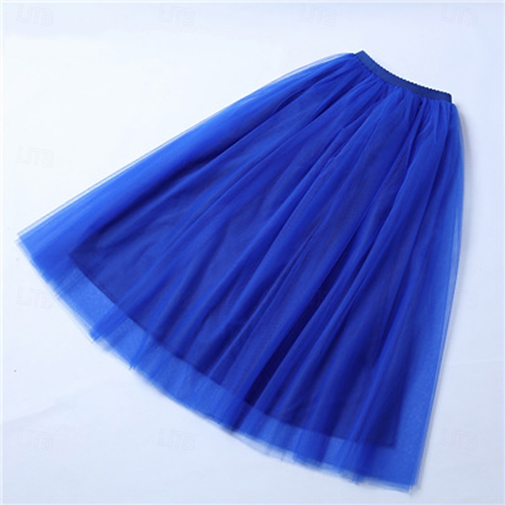 Retro Vintage 1950s Petticoat Hoop Skirt Under Skirt Tulle Skirt A-Line Women's Masquerade Party Evening Wear Cocktail Party Tea Party Adults' Skirt 2025 - $37.99 –P17