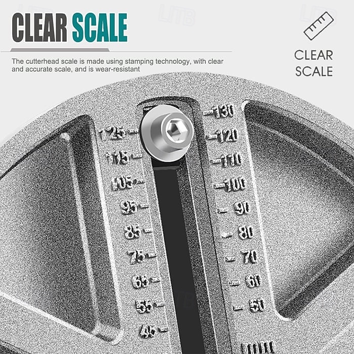 utensile per sega a punzone regolabile per foratura, fresa multifunzione per lavorazione del legno, cartongesso, plastica, set di punte per trapano in alluminio per trapano elettrico del 2025 a $20.99 –P5