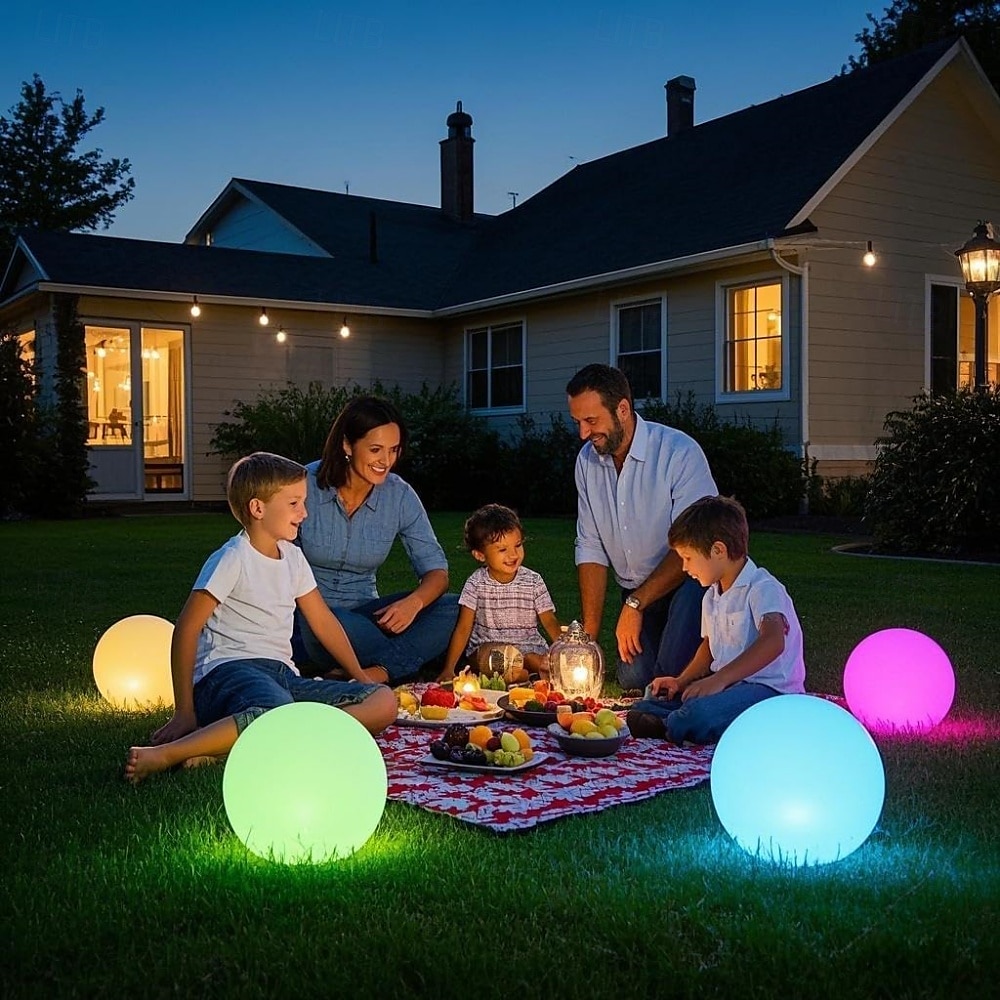 20/40 cm LED Ball Light with Remote Waterproof LED Globe Light Glowing Mood Lamp Dimmable 16 RGB Colors Night Light for Home Garden Patio Pool Party Decor 2026 - $29.99 –P4