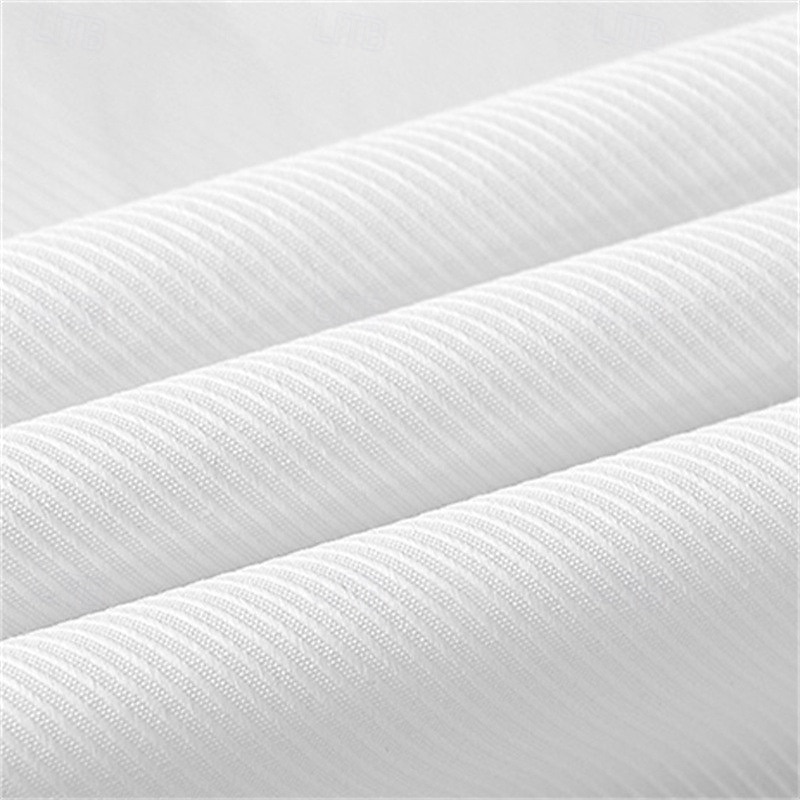 2026年 男性用 ドレスシャツ ノンアイロンシャツ 平織り 結婚式 アウトドア ライトブルー ブラック ホワイト スカイブルー 半袖 ワイドカラー 夏 春 衣類  コレクション – $25.99 –P3