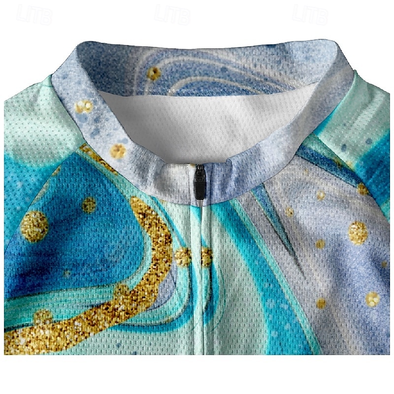 Herren Radtrikot Kurzarm Fahhrad T-Shirt Trikot mit 3 Gesäßtaschen Mountainbike MTB Atmungsaktiv Schnelltrocknend Anatomisches Design Feuchtigkeitsableitend Blau Fuchsie Farbverlauf Sport Bekleidung 2025 - $25.99 –P12