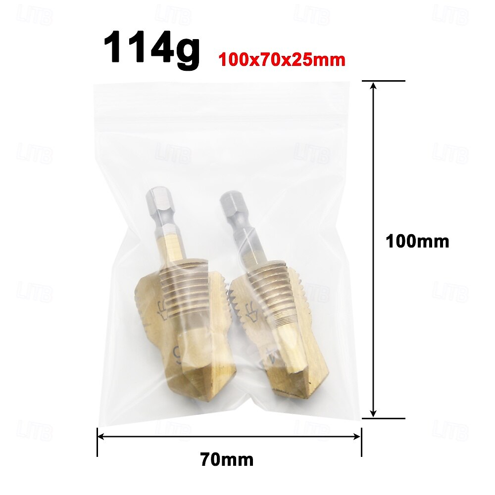 4/6-Point Hexagonal Shank Thread Tapping And Lifting Drill Bit Three Blade Step Drilling Water Electrician PPR Water Pipe Drilling Tool 2025 - $10.99 –P3