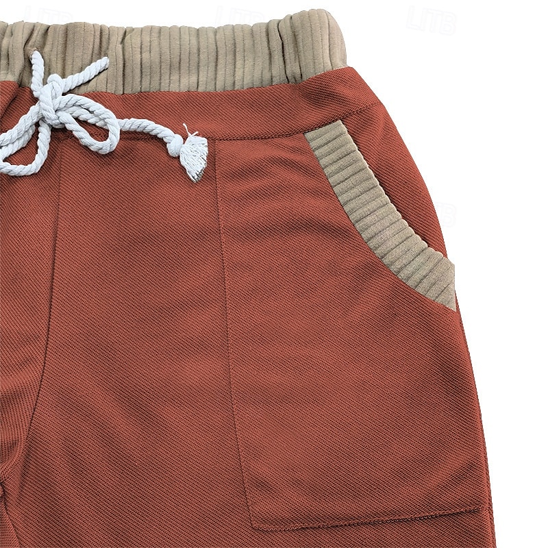 Herr Atletiska shorts Svett shorts Shorts Sommarshorts Ficka Snörning Elastisk midja Färgblock Komfort Andningsfunktion Kort Utomhus Sport Klassisk Ledigt Svart Blå 2025 - $20.99 –P9