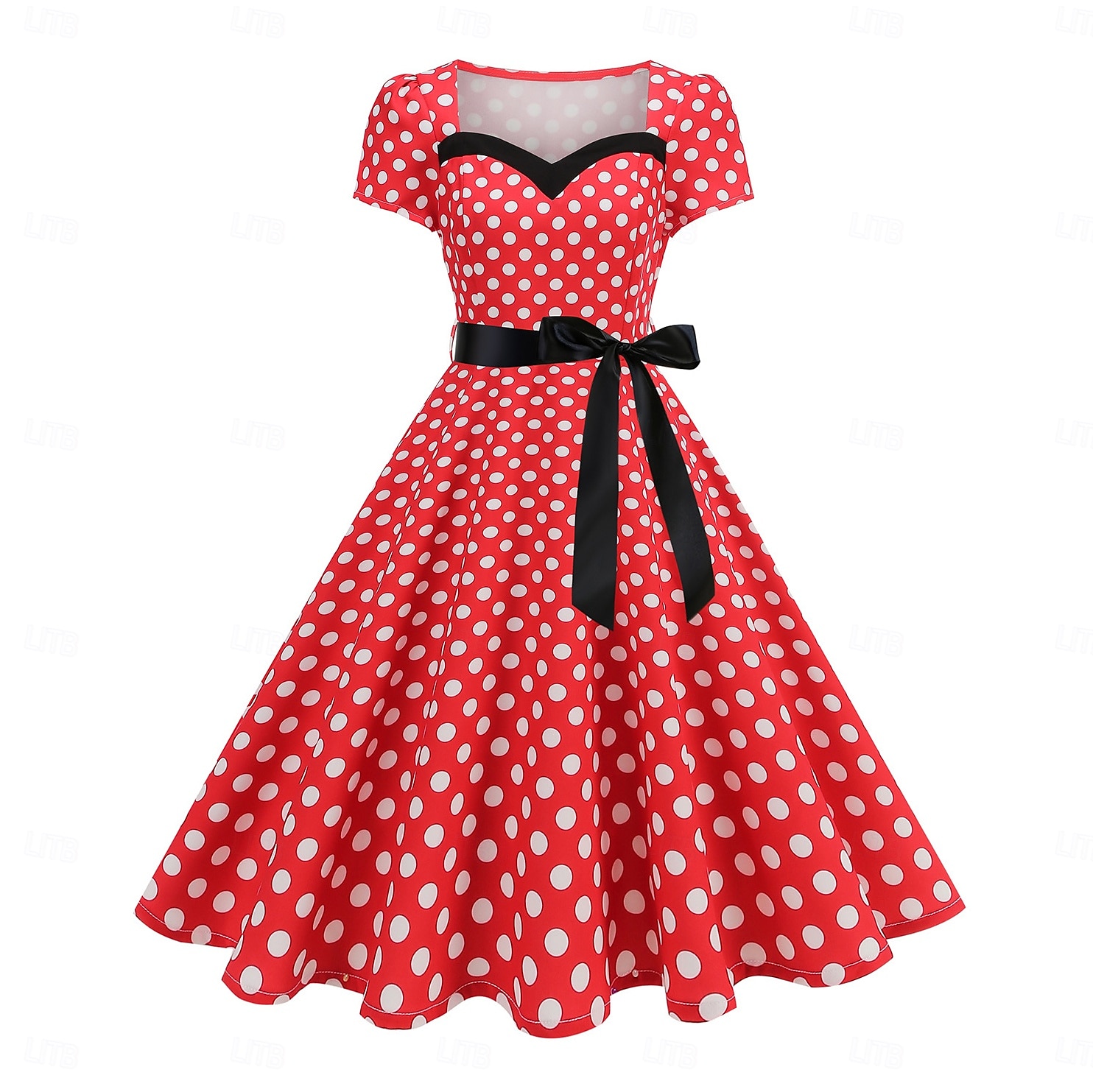 Retro Vintage 1950s Dress Swing Dress Polka dots Women's Carnival Masquerade Daily Wear Bachelorette Party Adults' Dress Homecoming Dresses 2025 - $41.99 –P20