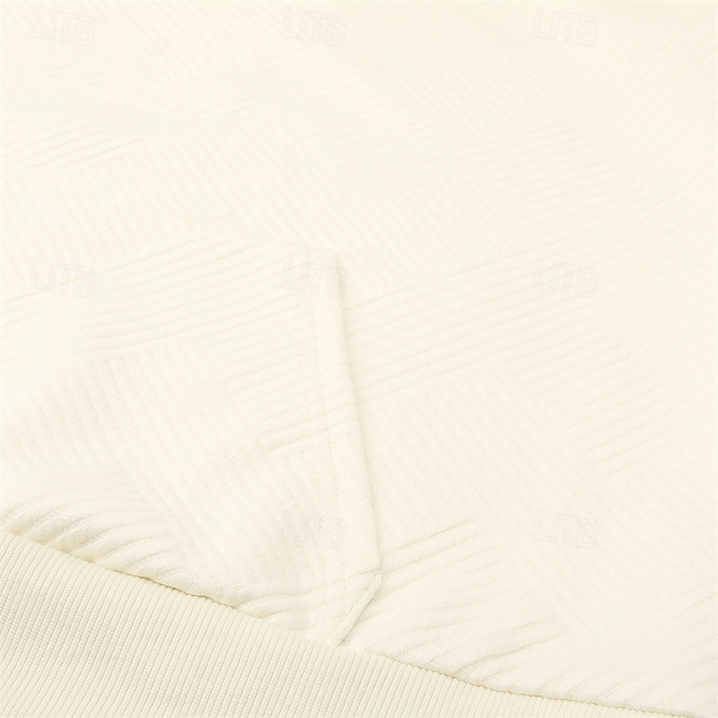Bărbați Hanorac cu Glugă Caisă Negru Capișon Simplu Jacquard Buzunar Sporturi & Exterior Zilnic Concediu Poliester Șic Stradă De Bază Casual Vară Primăvară Îmbrăcăminte Hanorace hanorace 2025 - AU $36.39 –P7