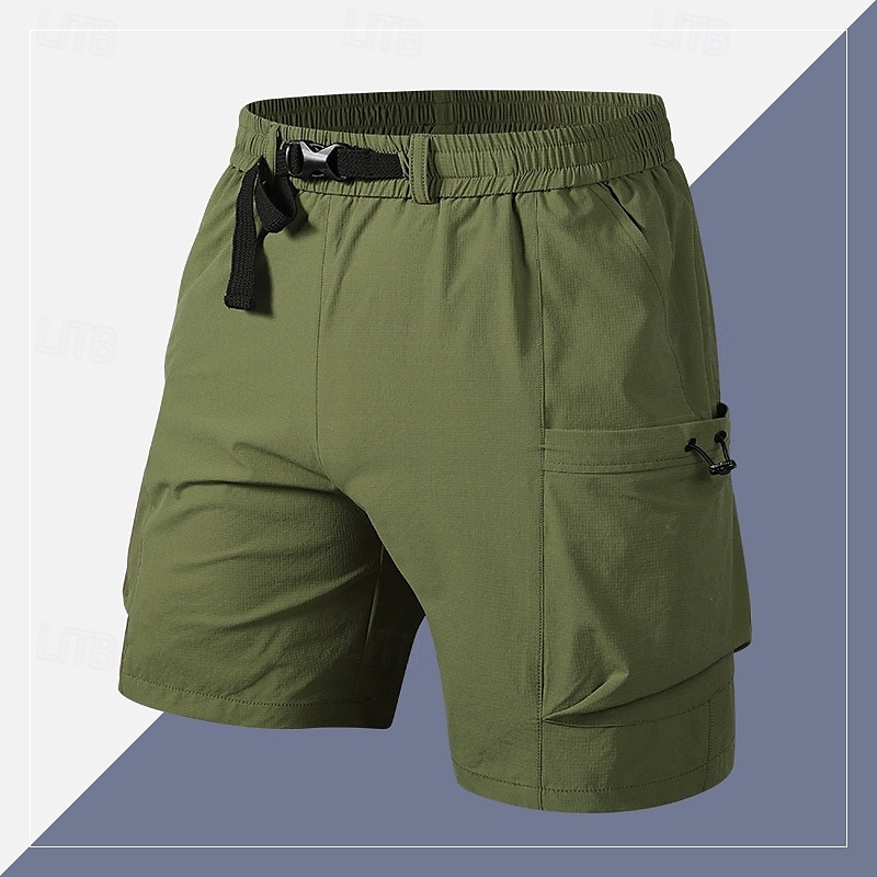Per uomo Pantaloncini cargo Shorts Pantaloncini Estivi Coulisse Elastico in vita Multi-tasche Semplice Comodità Indossabile Lunghezza al ginocchio All'aperto Sport Quotidiano Moda Casual Nero Viola del 2025 a $20.99 –P7