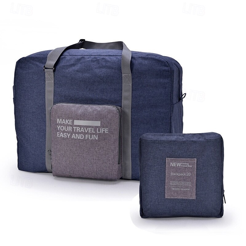 Weekender Bag Travel Duffel Bag with Shoe Compartment, Gym Bag with Wet Dry Separation for Women Men, Large Capacity Foldable Storage Bag, Waterproof Luggage Organizer for Travel 2025 - $12.49 –P2