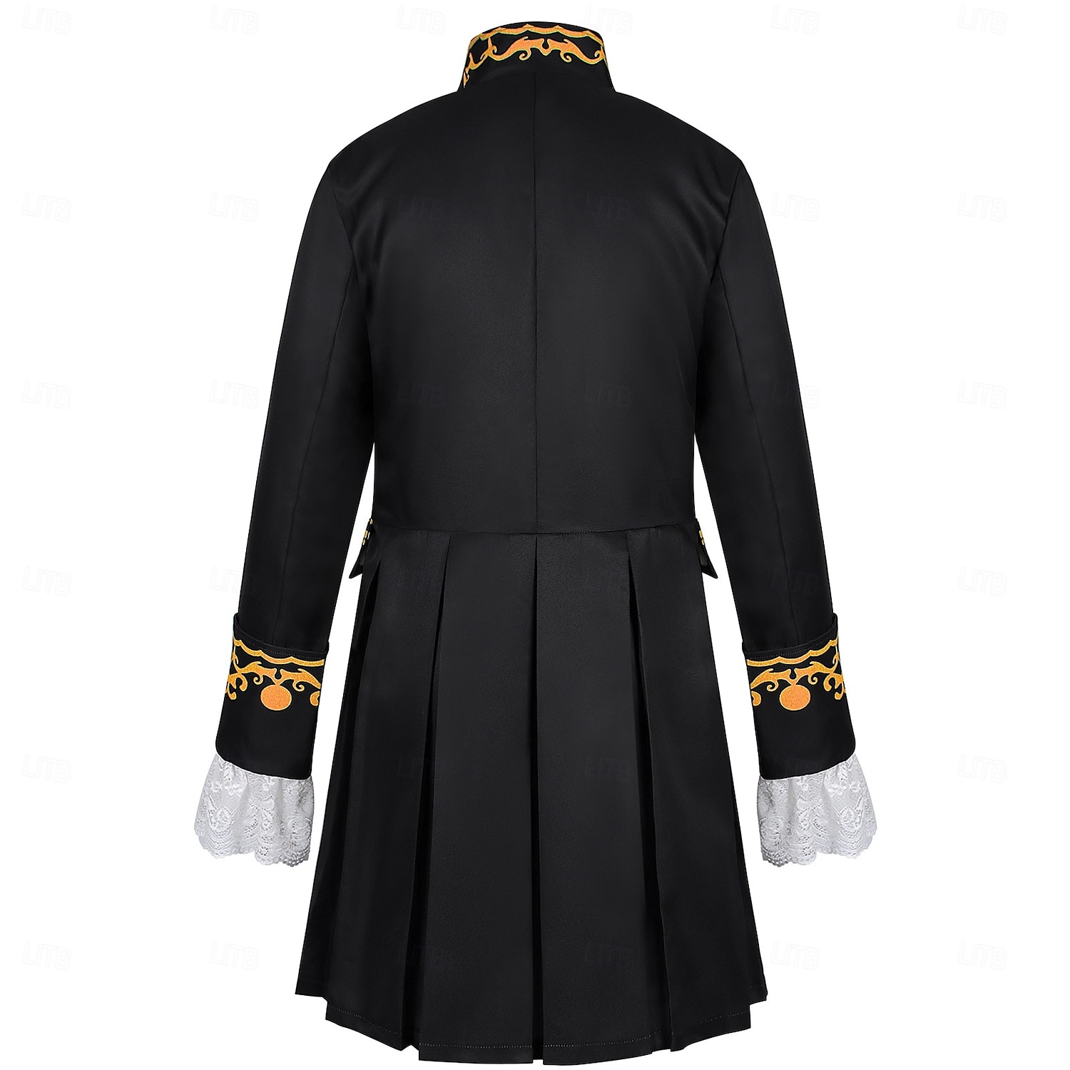 Retro / vintage Kostymer i middelalderstil Steampunk Jakke tailcoat Ytterklær Prins Adelsmann Helfarge Herre Steampunk Karneval Maskerade Fest / aften Voksne Frakk 2025 - $37.99 –P5