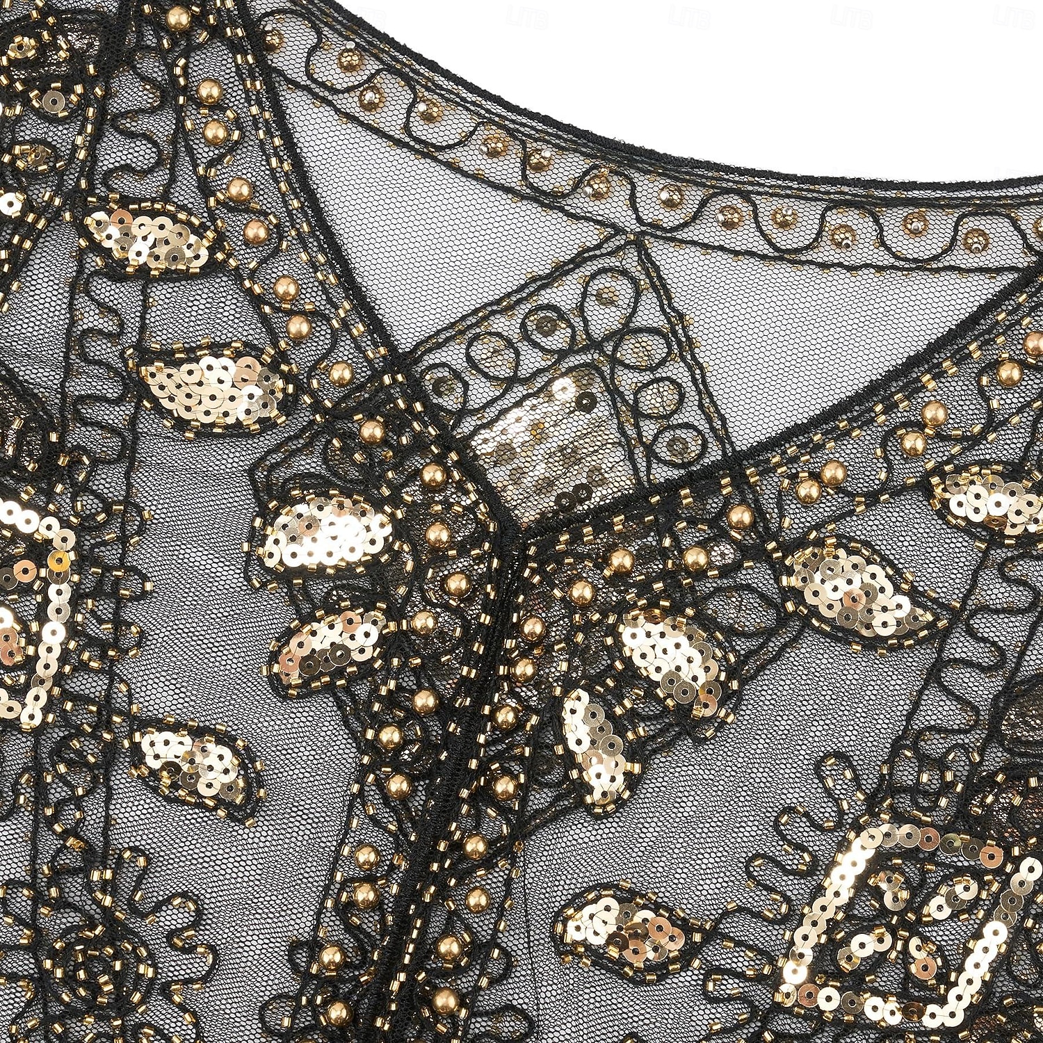 Retro Vintage Roaring 20s 1920s Scarf Wrap Shawls The Great Gatsby Flapper Girl Sequins Tassel Fringe Fancy Dress Women's Carnival Wedding Evening Party Masquerade Adults' Shawl 2025 - $22.99 –P3