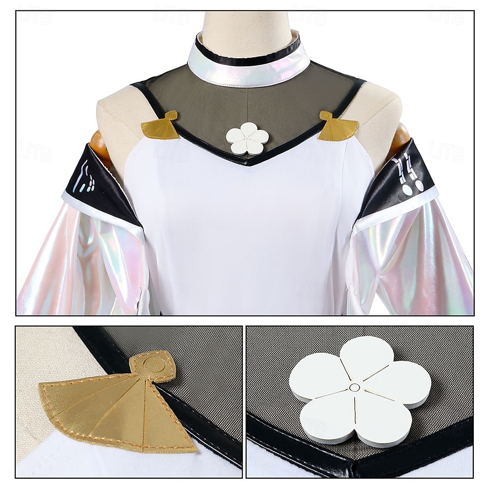Genshin hatás Igen Miko Anime Szerepjáték Jelmezek Felszerelések Szerepjáték Parókák Cosplay öltönyök Szerepjáték Parókák Farsang Álarcos mulatság Teljesítmény Parti Kabát Ruha Még több kiegészítő 2025 - kr.573 –P12