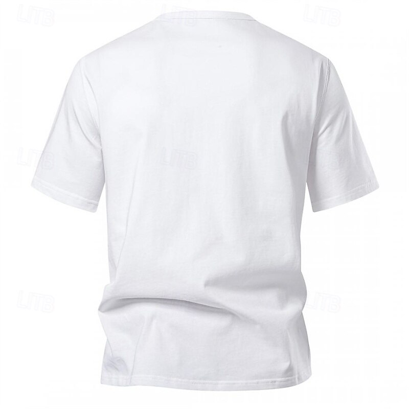 Herr T-shirt T-shirts Kortärmad tröja T-tröja Kortärmad V-slits Sommar Slät Mode Designer Grundläggande Klassisk Semester Gata Utekväll Svart Vit Ljusgrå Topp t-shirt för män 2025 - $29.99 –P4