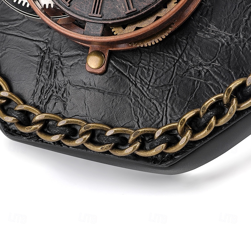 Punk & Gothique Steampunk Sac Sac à Bandoulière Rivet Equipement Déguisement Femmes Halloween Carnaval Soirée Décontracté Quotidien LARP Adulte Sac de 2026 ? $40.99 –P12