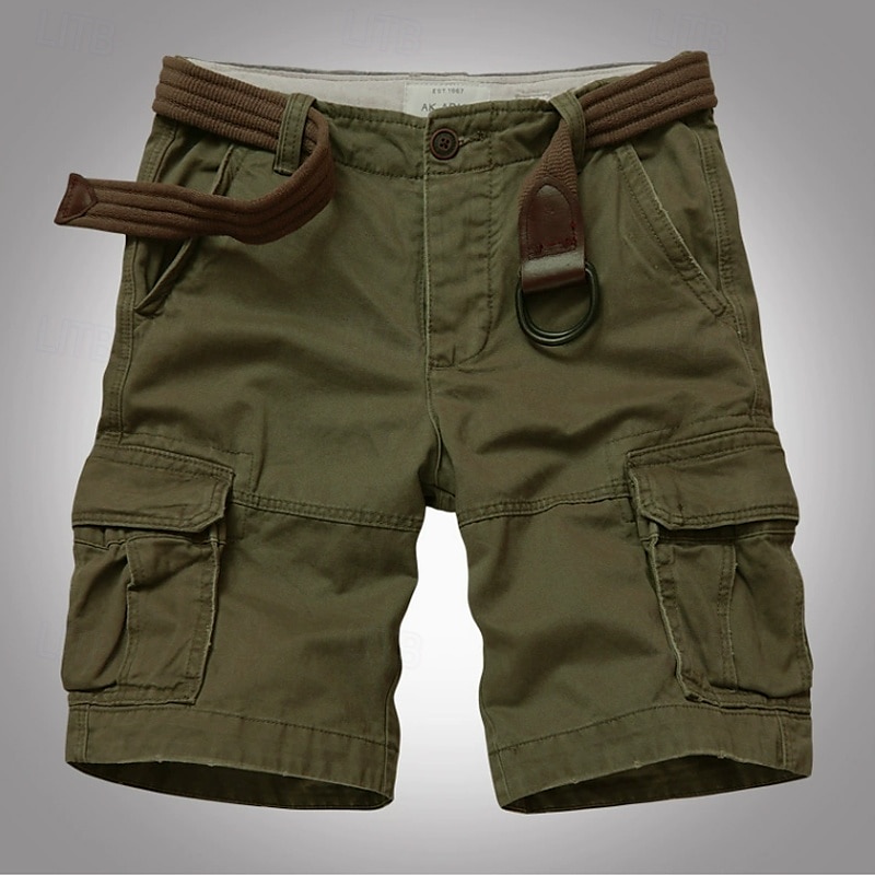 Homens Bermuda Cargo Shorts camuflados Shorts de verão Botões Bolso multi Bolso com aba Tecido Côr Camuflagem camuflagem Conforto Vestível Comprimento do joelho Ao ar livre Esporte Diário Moda Casual de 2025 por $51.99 –P10