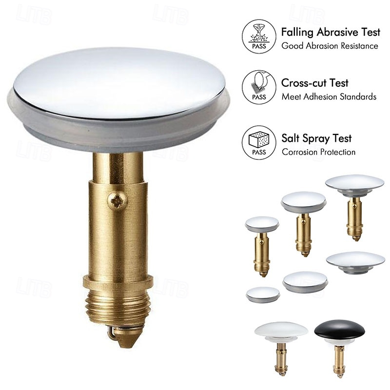 tappo universale per lavandino del bagno, filtro di scarico a scomparsa per lavabo, tappo del filtro di scarico del lavandino del convertitore della vasca da bagno senza troppopieno del 2025 a $9.99 –P1
