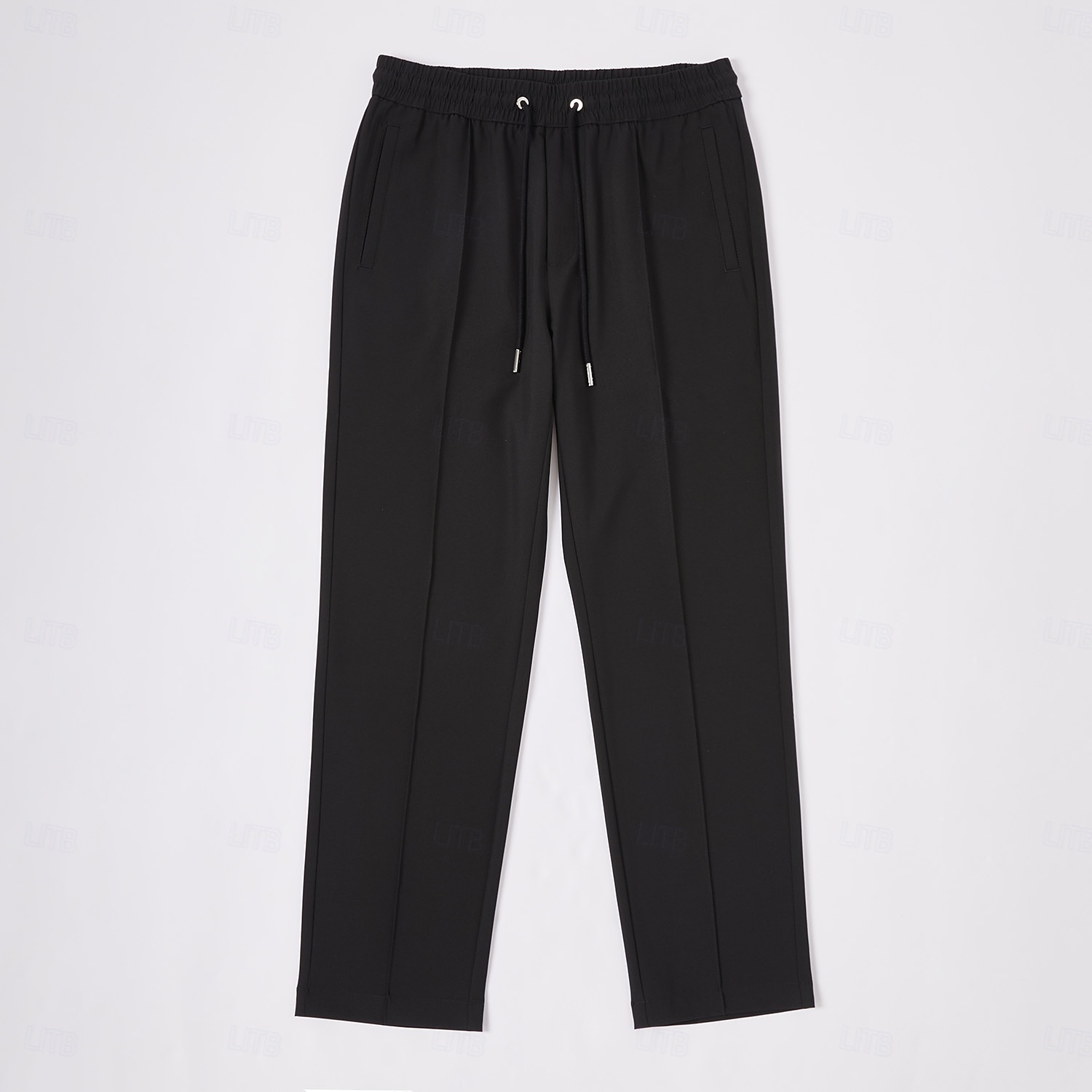 Herre Atletisk bukser Aktiv Joggebukse med rett ben Snorer Elastisk snøring i midjen Helfarge Full lengde Bryllup utendørs Fest Ferie Årgang Svart Kakifarget Elastisk 2025 - $62.99 –P4