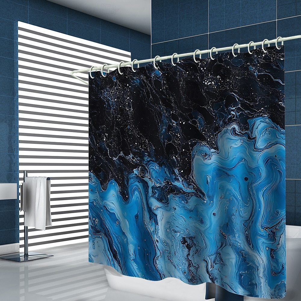 Shower Curtain with Hooks 180cm*180cm(70"*70") Polyester Washable Waterproof Pattern Bathroom Bathtub Decor Abstract Graffiti 2025 - $19.99 –P3