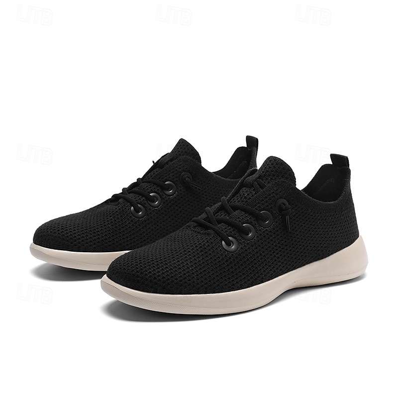 Leichte, atmungsaktive Strick-Sneaker für Herren – lässige Schnürschuhe für den Alltag und auf Reisen 2025 - $32.99 –P1