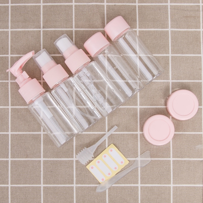 Travel Bottles Set 11-Piece, Refillable Toiletry Containers for Cosmetics, Shampoo, Lotion, Face Wash, Squeeze Tubes, Press and Spray Bottles 2025 - $6.49 –P4