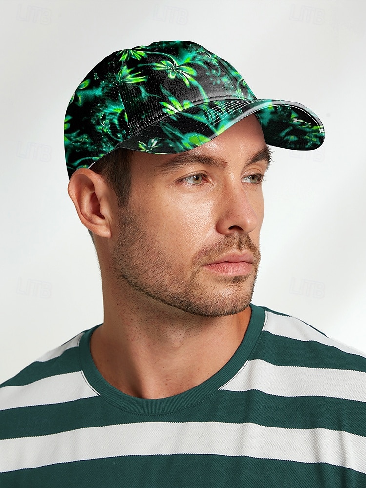 Cool Artistic Floral Print Baseball Cap - Fashionable and Trendy Style - For Outdoor Lovers and Daily Wear 2025 - $14.99 –P1