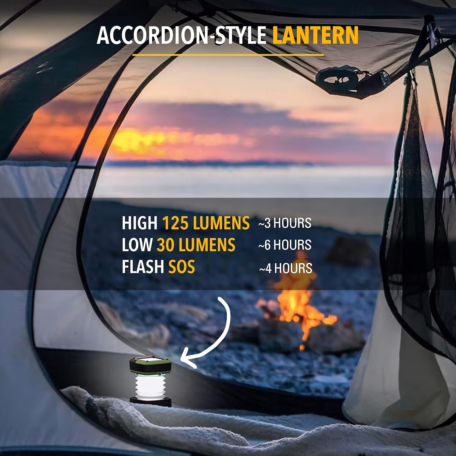 LED Solar Outdoor Lights Folding Solar Camping Lanterns Flashlights LED Hand Light USB Rechargeable Waterproof & Portable Lamp for Camping Emergency Power Outages Hurricanes for Halloween 2026 - $24.99 –P5