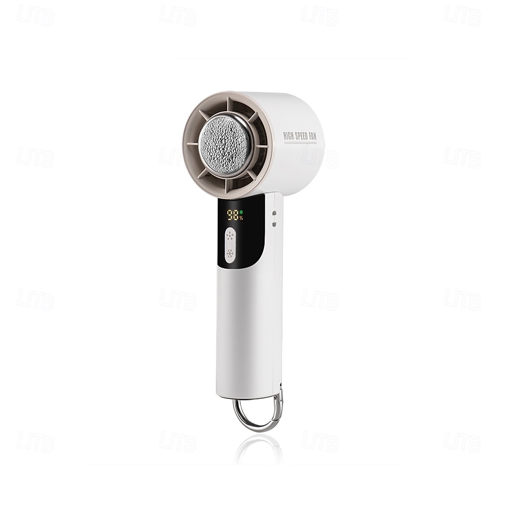 Portable Ice Cooling Fan with Cold Compress, Digital Display, 100-Speed Adjustable, USB Rechargeable 2025 - $29.99 –P9