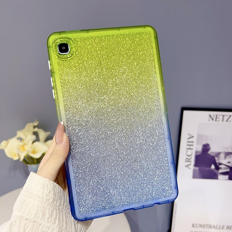 לוּחַ כיסויים מכסים ל עבור Samsung Galaxy Tab A9 8.7" S9 11 inch S9 Plus 12.4" S8 S7 11'' S6 Lite A8 10.5'' A7 Lite 8.7'' A7 A9 Plus 11" מגן גוף מלא עמיד בזעזועים צבע הדרגתי זוהר ונוצץ TPU 2025 - $20.99 –P5