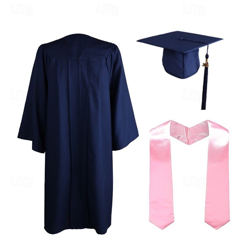 Graduation Cap and Gown 2025 Set with Tassel Graduation Stoles for High School College Bachelor 2025 - $28.99 –P15