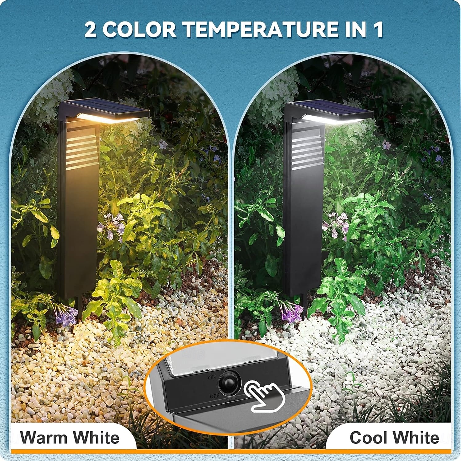 LED Solar Pathway Lights Outdoor Waterproof Bright Landscape Path Lights for Yard Patio Backyard Lawn Driveway Walkway Garden Decorative with Warm and Cool White Light 2026 - $41.99 –P4
