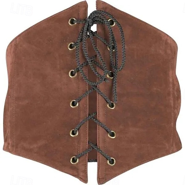 Retro Vintage Punk e gótico Medieval Espartilhos Abaixo do Peito Cordões Fantasia Homens Carnaval Baile de Máscaras Carnaval Espetáculo Mascarilha Adulto Corpete de 2026 por $24.99 –P6