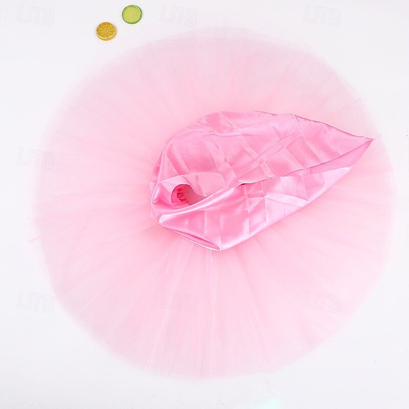 Barn Jente Skjørt Helfarge Aktiv Netting utendørs 4 år + Sommer Lys Rosa Flerfarget Svart 2025 - $6.99 –P9