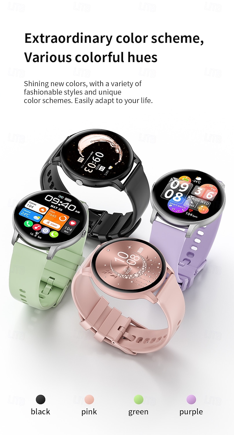 LIGE BW0905 Smart Watch Fitness Tracker Heart Rate Monitor Bluetooth Android iOS Waterproof 1.69" 2025 - $33.99 –P4