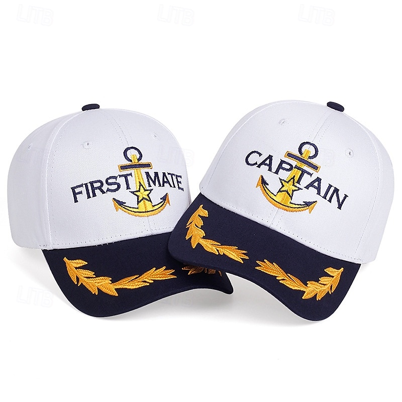 Pánské Kšiltovka Sluneční klobouk Trucker Hat Bílá černá / bílá Směs bavlny a polyesteru Výšivka Módní Na běžné nošení Denní Písmeno Kotva Nastavitelná Proti sluci Prodyšné 2025 - $10.49 –P2