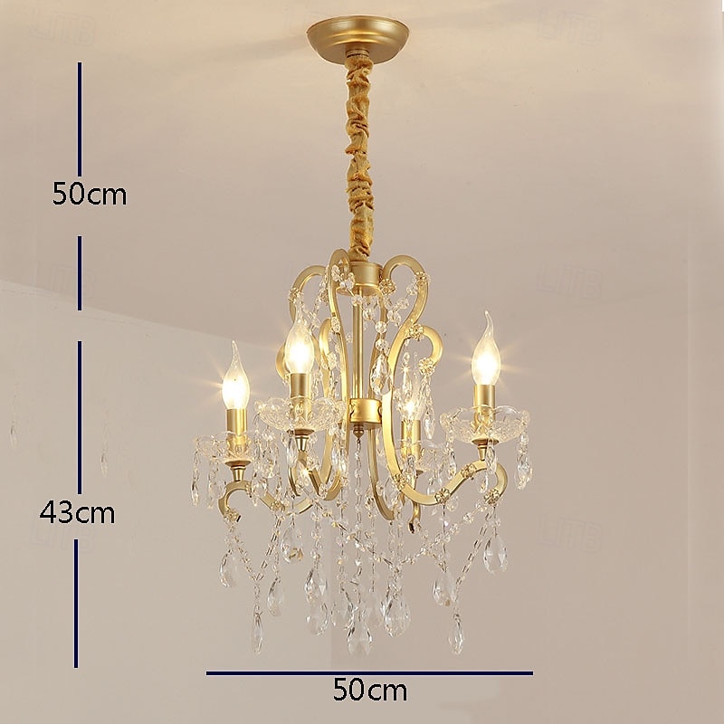 4-Light 6-Light 50 cm Pendant Lantern Design Chandelier Metal Painted Finishes Modern 110-120V 220-240V 2025 - $648.27 –P5