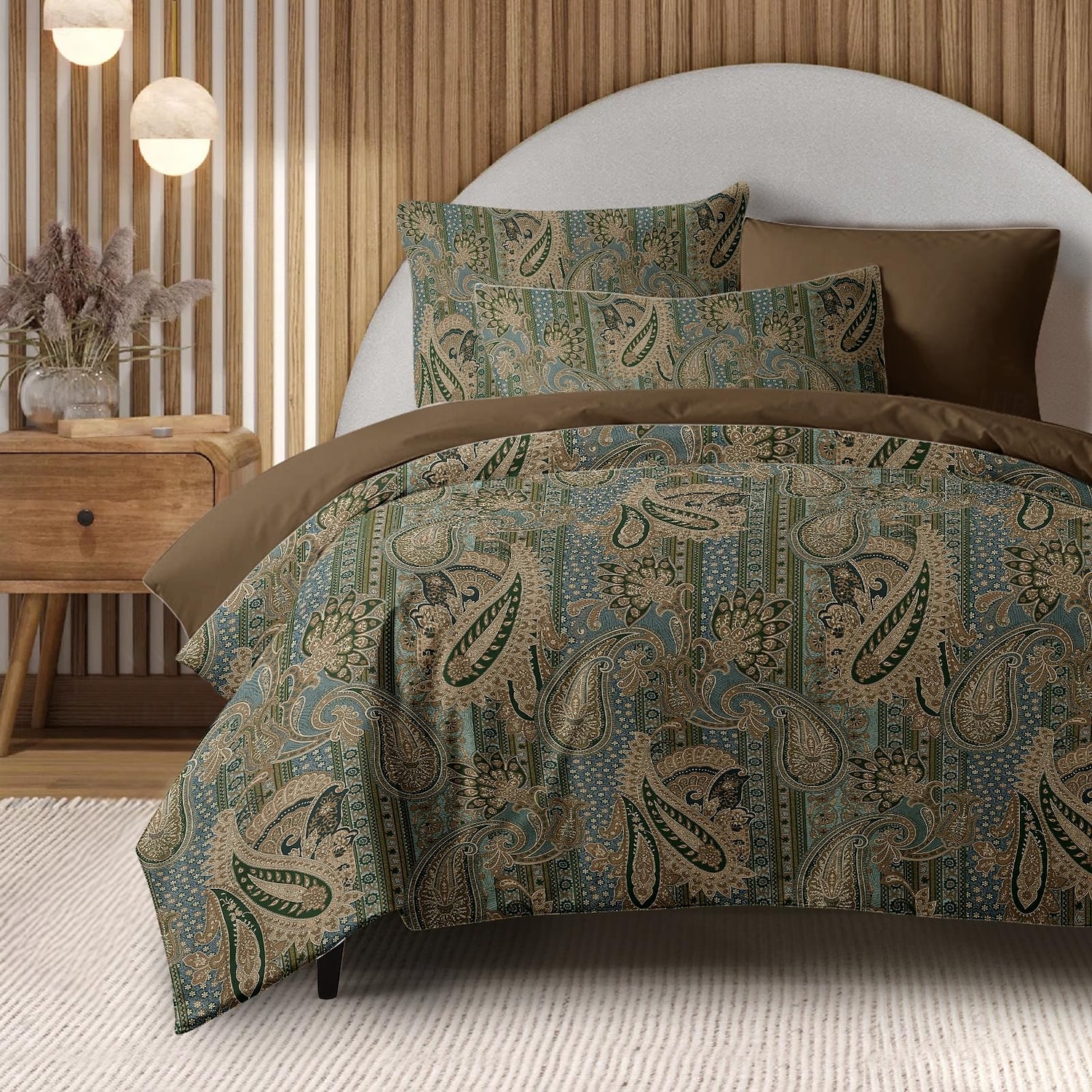 Ensemble de housse de couette bohémien 100 % coton literie douce et respirante avec motif noir et blanc housse de couette légère et durable confortable pour toutes les saisons facile à entretenir de 2025 ? $60.99 –P5