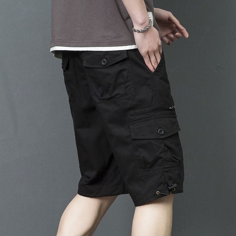 Per uomo Pantaloncini cargo Shorts Pantaloncini Estivi Coulisse Elastico in vita Multi-tasche Semplice Comodità Indossabile Lunghezza al ginocchio All'aperto Sport Quotidiano Moda Casual Nero Giallo del 2025 a $26.99 –P8