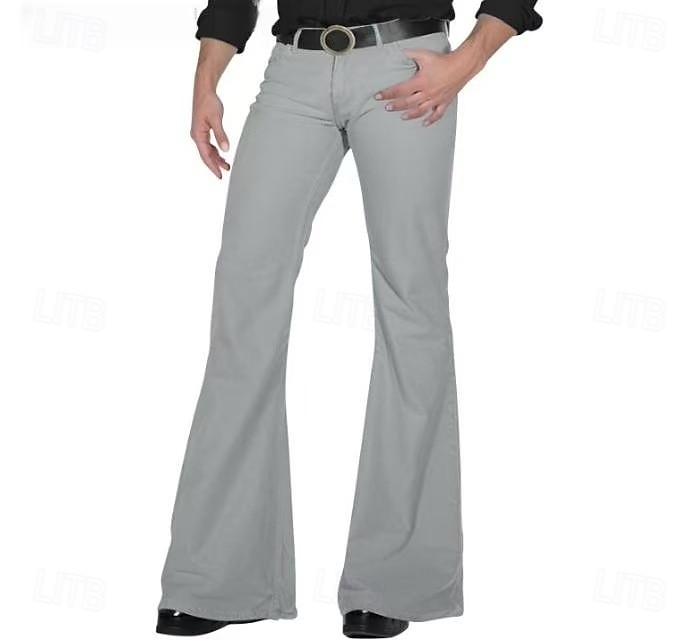 Retro / vintage Anii 1960 Hippie Pantaloni Pantaloni cu fund clopot Hippie Bărbați Halloween Carnaval Mascaradă Petrecere și seară festival de muzică Parada Mândriei Adulți Pantaloni Toate Sezoanele 2025 - $24.99 –P5