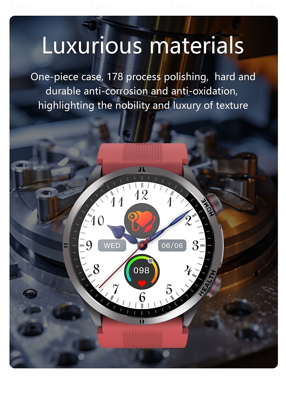 S26 Smart Watch 1.43 inch Smartwatch Bluetooth ECG+PPG Temperature Monitoring Pedometer Compatible with Android iOS Men Hands-Free Calls Message Reminder 49mm Watch 2025 - $178.99 –P11
