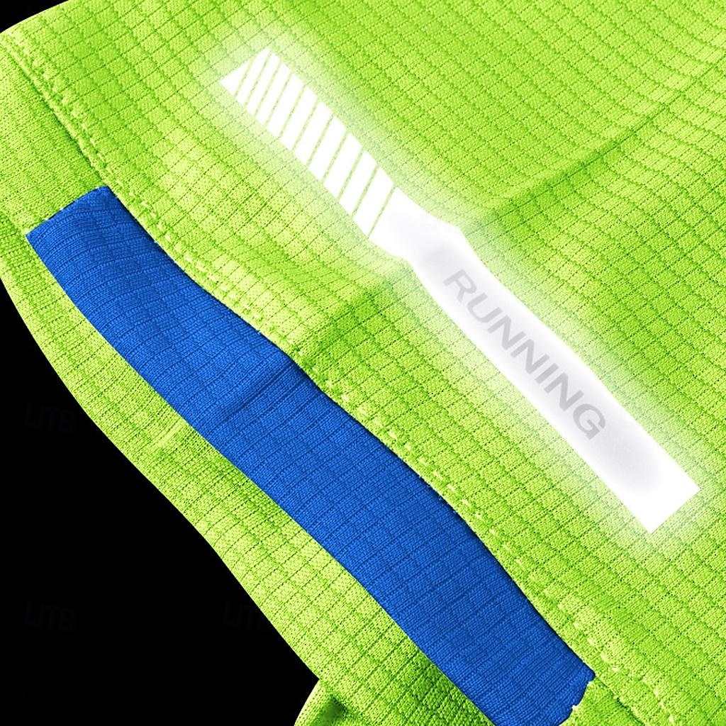 2025年 男性用 Tシャツ マッスルシャツ 半袖 クルーネック 夏 活発的 クラシック スポーツ ランニング ライトブルー ブラック ライトグリーン メンズトップTシャツ  コレクション – $11.49 –P16