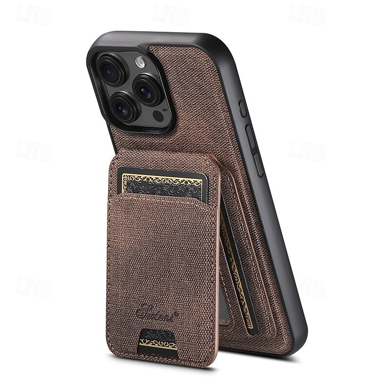 teléfono Funda Para iPhone 16 Pro Max Plus iPhone 15 Pro Max Plus iPhone 14 13 12 Pro Max Plus Funda Trasera con Soporte Desmontable Magnética Retro TPU Cuero de PU 2025 - GBP £17 –P2