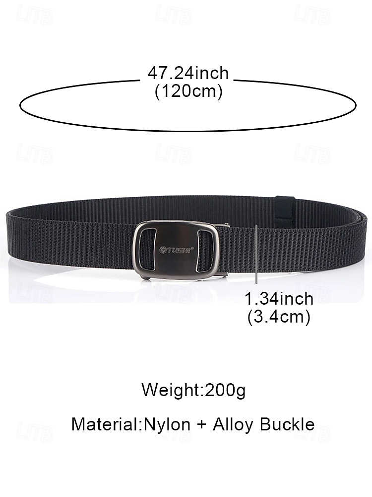 Men's Tactical Nylon Belt – Durable Military-Style Webbing Belt with Metal Buckle for Outdoor, Hiking, and Workwear 2025 - $14.99 –P8