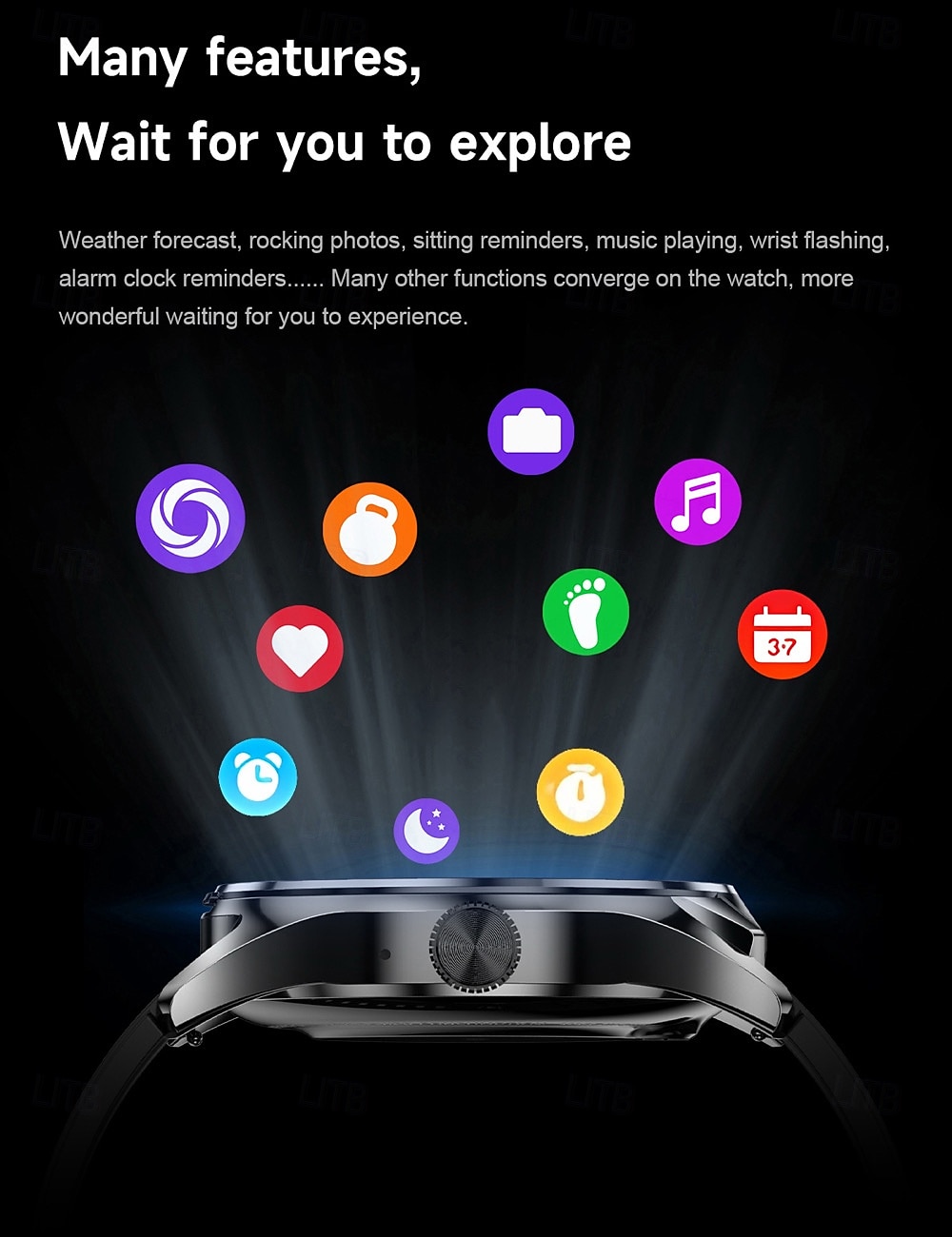 696 D9 Smart Watch 1.46 inch Smartwatch Fitness Running Watch Bluetooth Pedometer Call Reminder Sleep Tracker Compatible with Android iOS Men Hands-Free Calls Message Reminder Watches with Earbuds 2025 - $69.99 –P15
