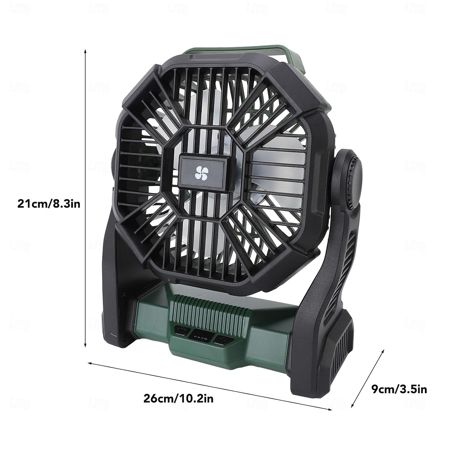 1 luce portatile da campeggio per esterni, ventilatore per esterni, power bank di emergenza, ventilatore con ricarica USB, batteria a lunga durata, tre livelli di oscuramento, quattro livelli di velocità del vento del 2025 a $49.99 –P3