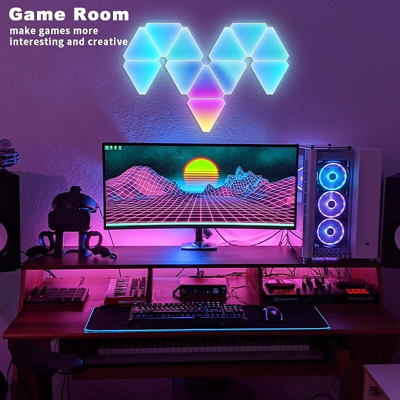 LED Lights 3/6/8/10/12Pack Lights Gaming Lights Smart Wall Lights with APP & Remote Control WiFi Connect for Home Decor,Gaming Room,Bar 2025 - $99.99 –P7