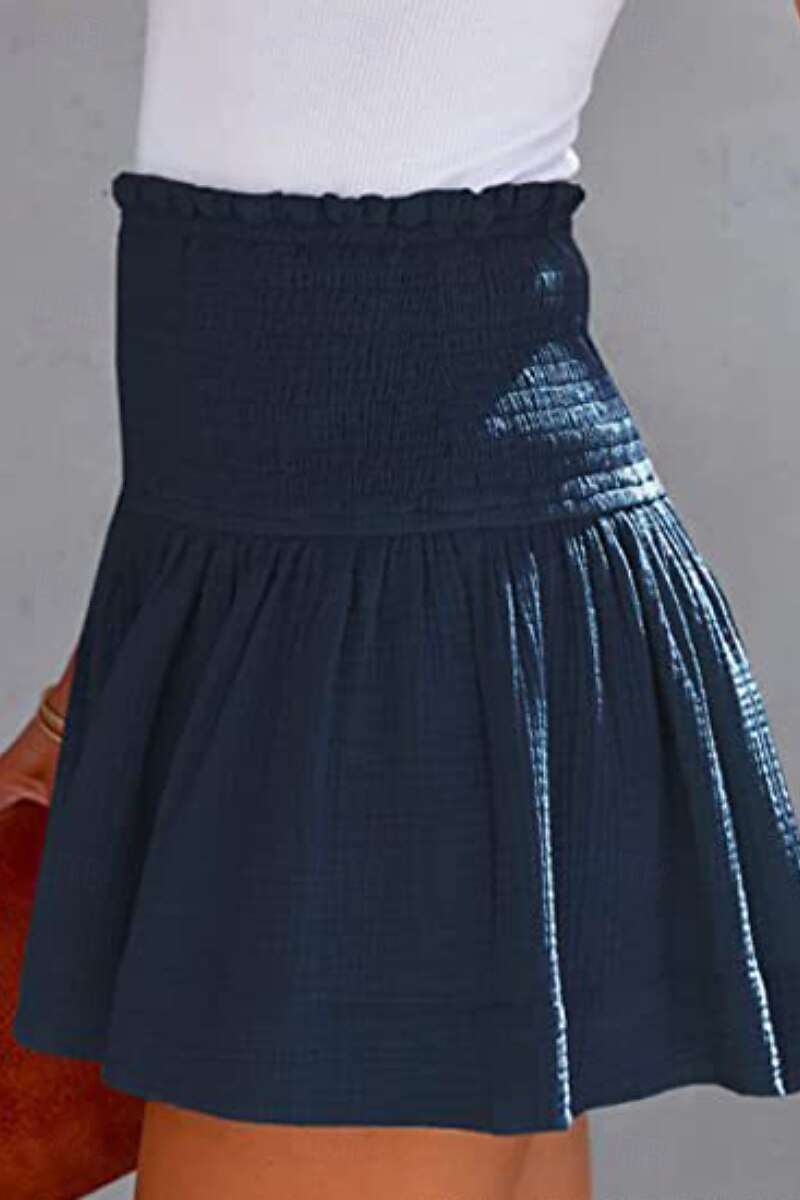 Pentru femei Pantaloni scurți inspirați din in Pantaloni Scurți Pantaloni Șic Stradă Casual Scurt Natural Simplu Talie elastică Confortabil Exterior Comfortabil Stradă Purtare Zilnică Migdală Gri 2025 - $16.99 –P9