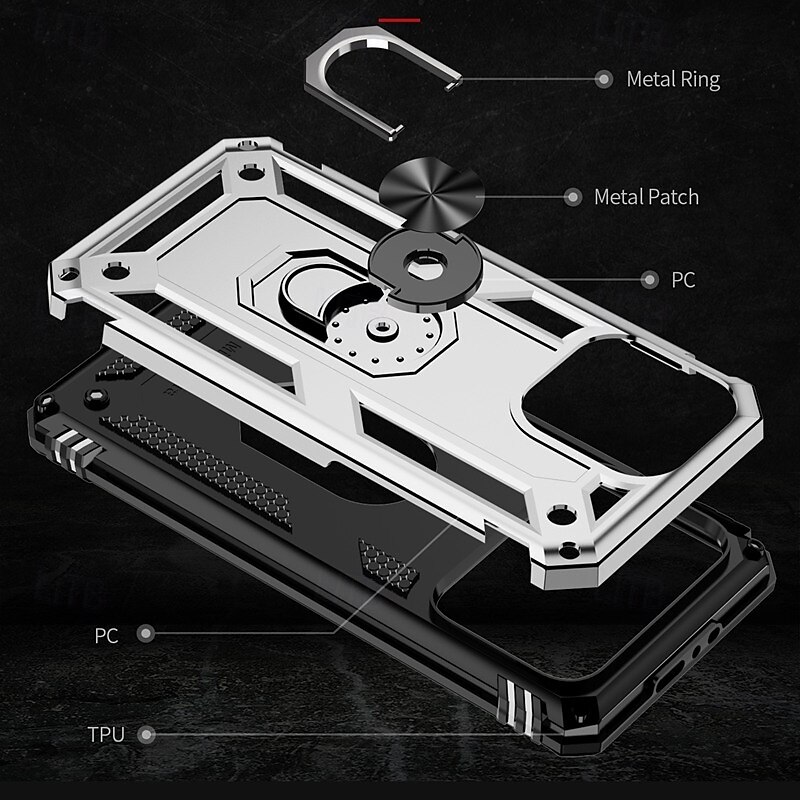 Чехол для iPhone 16 Pro Max Plus iPhone 15 Pro Max Plus iPhone 14 13 12 11 Pro Max Plus задняя крышка с кольцевым креплением магнитный ударопрочный ретро TPU PC 2025 - $17.99 –P10