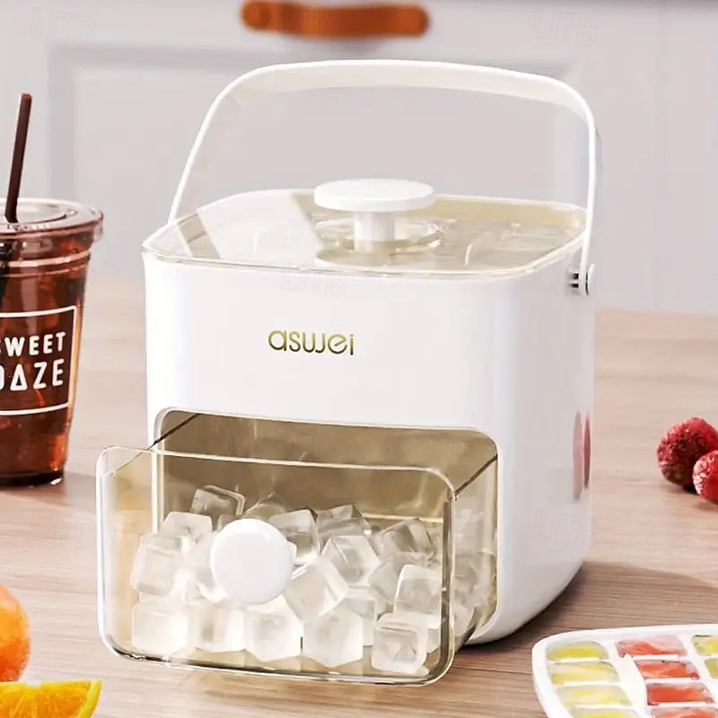 48 Compartment Easy Lid Ice Cube Dispenser - Large Capacity Double Tier Design Food Grade Plastic Freezer Storage Tray for Whiskey & Cocktails Essential Kitchen Gadgets 2025 - $27.99 –P4