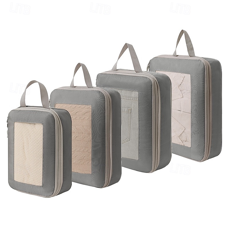 Compression Packing Cubes for Travel, Luggage & Backpack Organizer Set, Space Saver Storage Bags for Clothes, Shoes, Toiletries, Makeup & Digital Accessories 2025 - $21.99 –P6