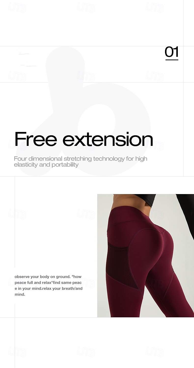 Women's Gym Shorts Yoga Shorts Workout Shorts Side Pockets Butt Lift Tummy Control High Waist Pilates Gym Workout Workout Capri Leggings Solid Color Dark Pink Black Pink Spandex Sports Activewear 2026 - $25.99 –P2