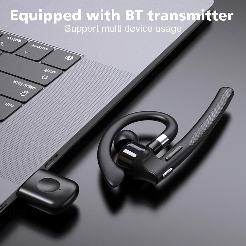 YYK-526 True Wireless Headphones TWS Earbuds, Ear Hook Bluetooth 5.3, Ergonomic Charging Box, Long Battery for Travel, Office, Cycling 2025 - $52.99 –P1